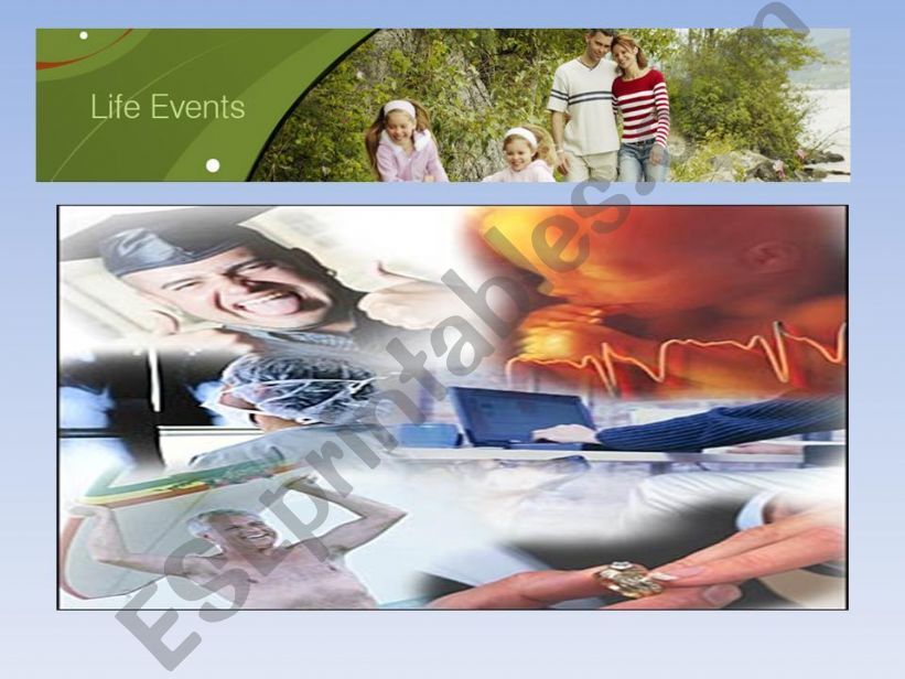 life events  powerpoint
