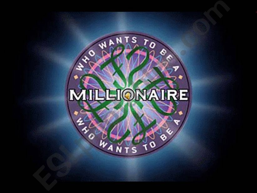 Who wants to be a (grammar) millionaire? 