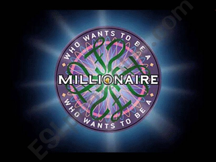 Who wants to be a (grammar) millionaire? 