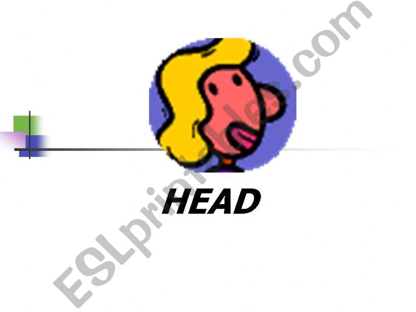 BODY PARTS powerpoint