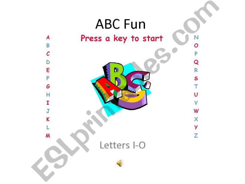 ABC Fun : Letters I-O powerpoint