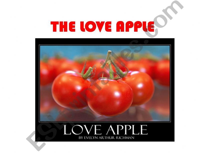 The Love Apple powerpoint