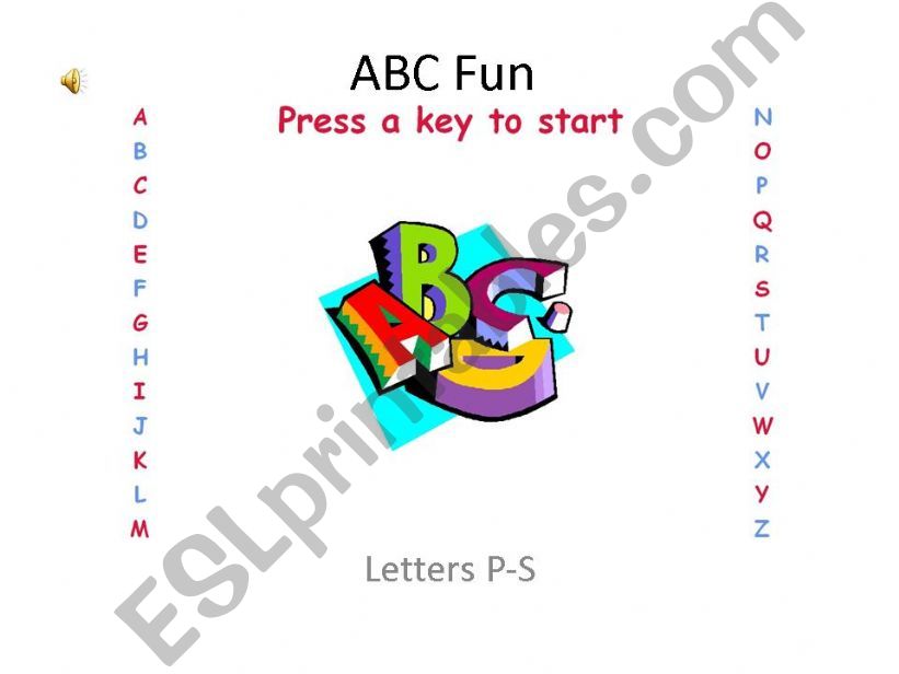 ABC Fun : Letters P-S powerpoint