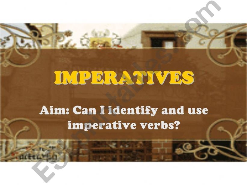 imperatives powerpoint