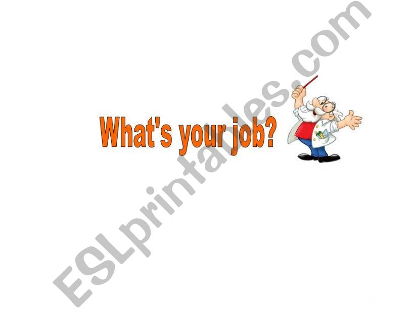 Whats your job? powerpoint