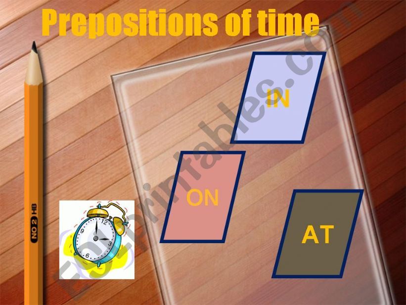 Time prepositions powerpoint