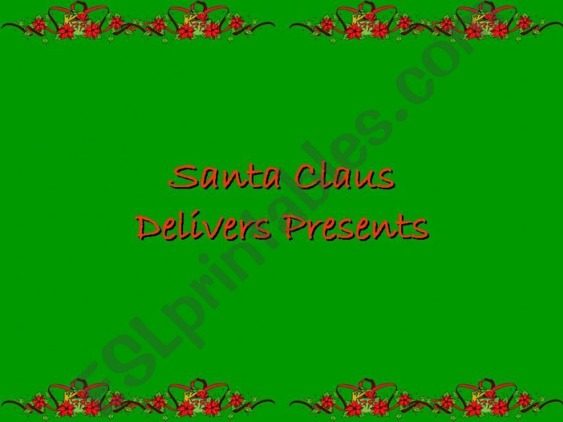 Chridtmas vocabulary powerpoint