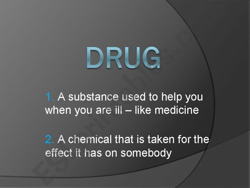 Drugs powerpoint