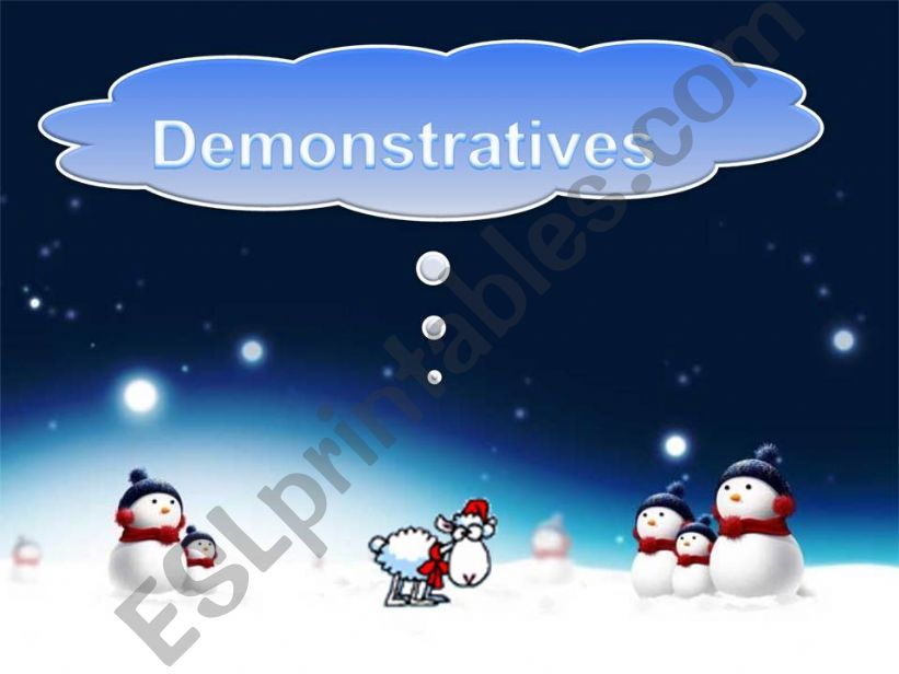 demonstratives powerpoint