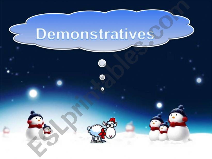 demonstratives powerpoint