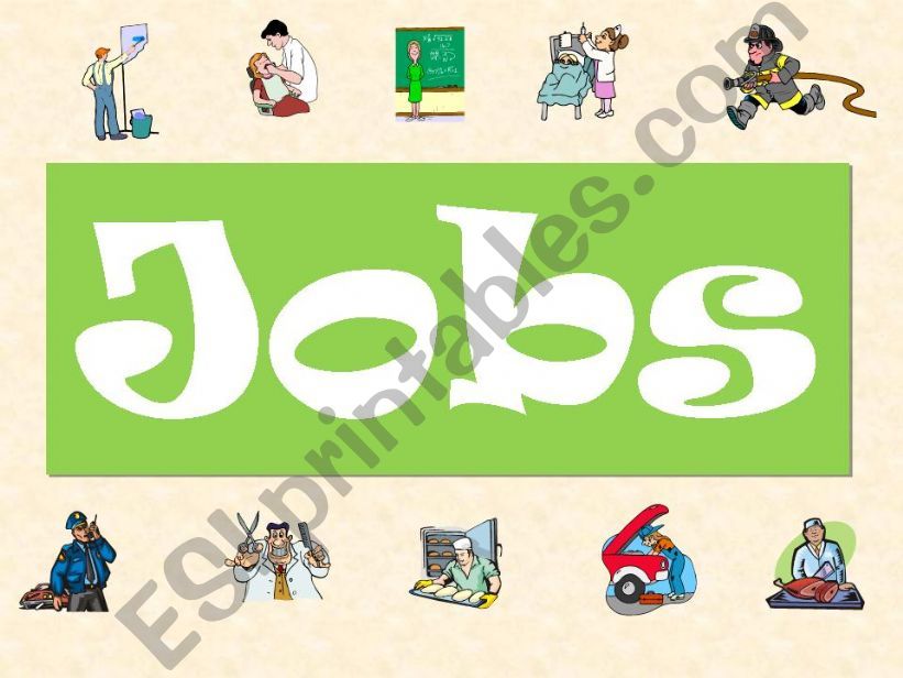 Jobs Vocabulary powerpoint