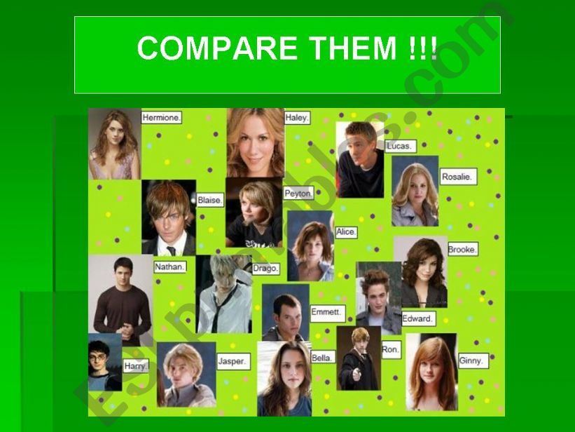 compare them powerpoint