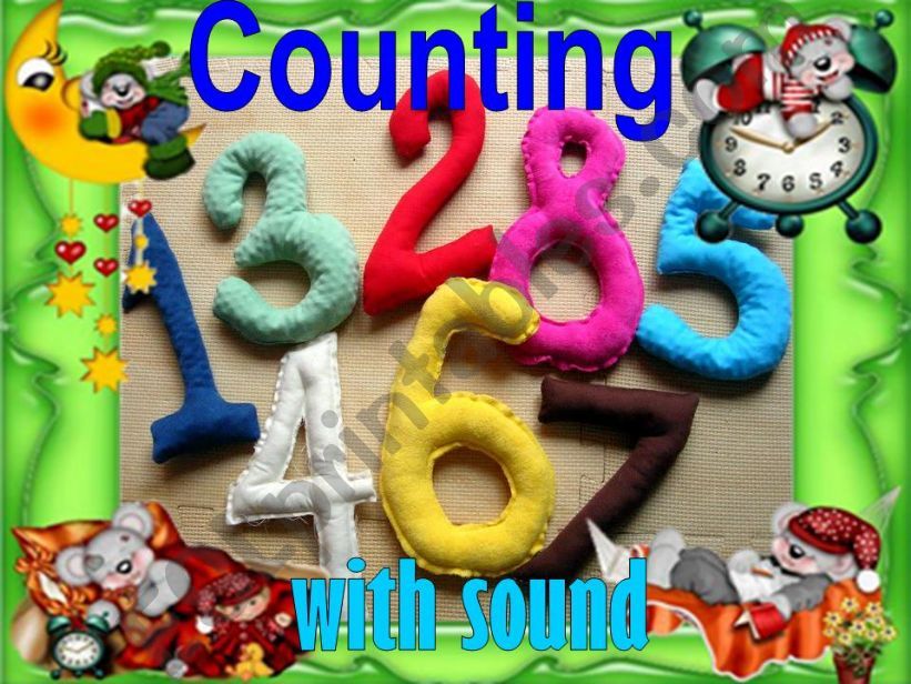 COUNTING FROM 0 TO 10 WITH SOUND (for young lear)