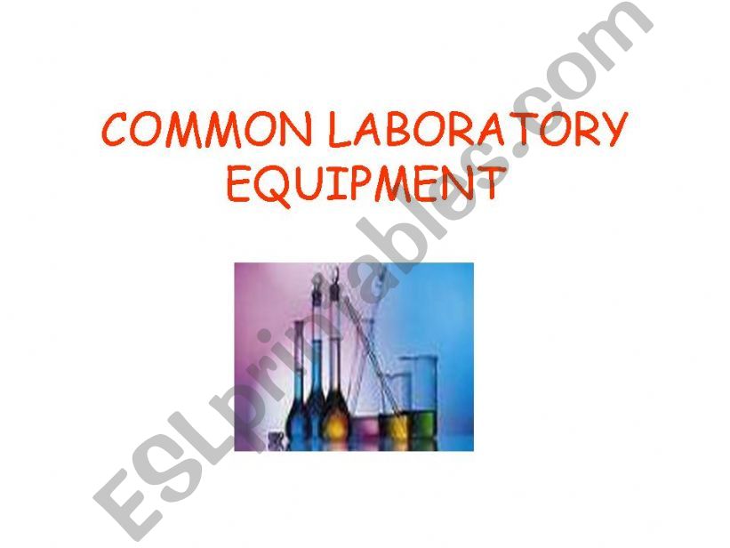 laboratory equipment powerpoint