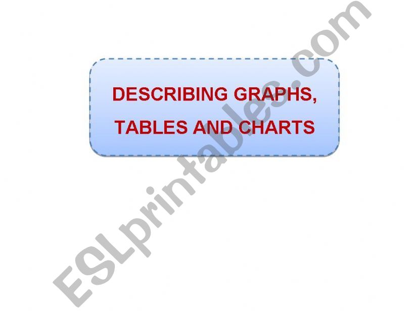 Describing charts and graphs powerpoint