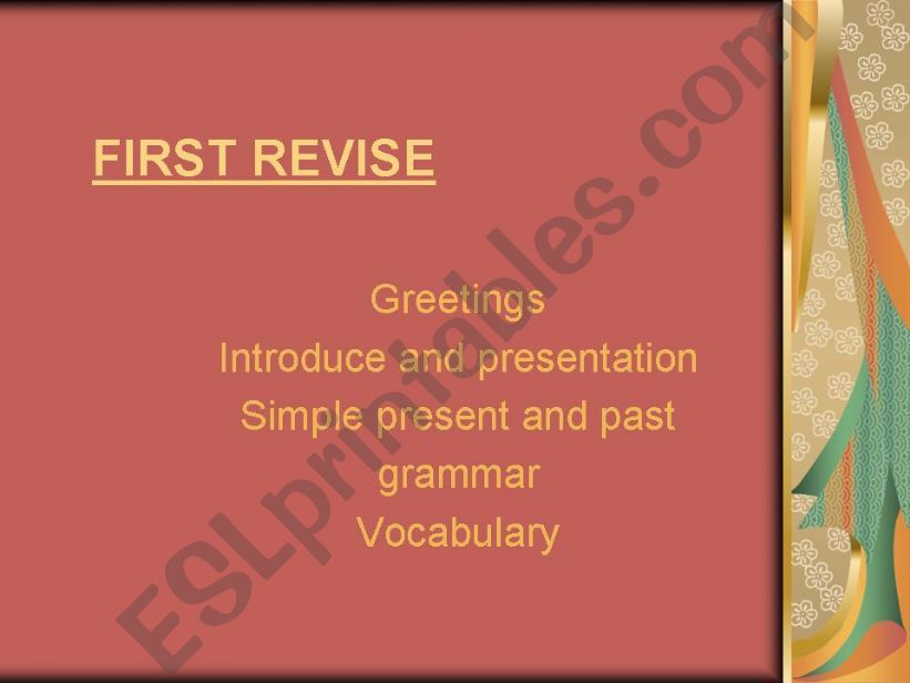 Basic English powerpoint