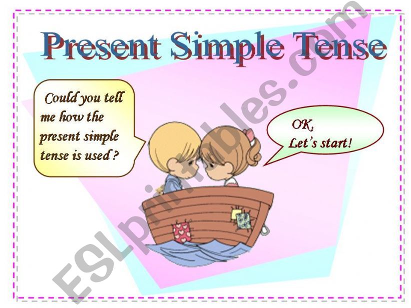 Present Simple Tense 1 (Use) powerpoint