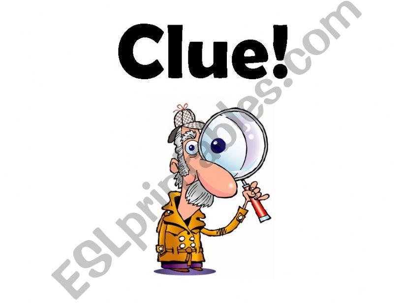 CLUE~! powerpoint