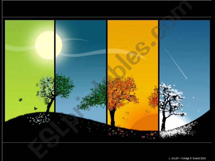 Seasons & Months (Hangman) powerpoint