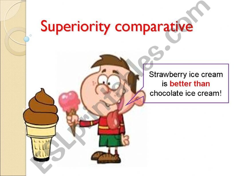 superiority comparative powerpoint