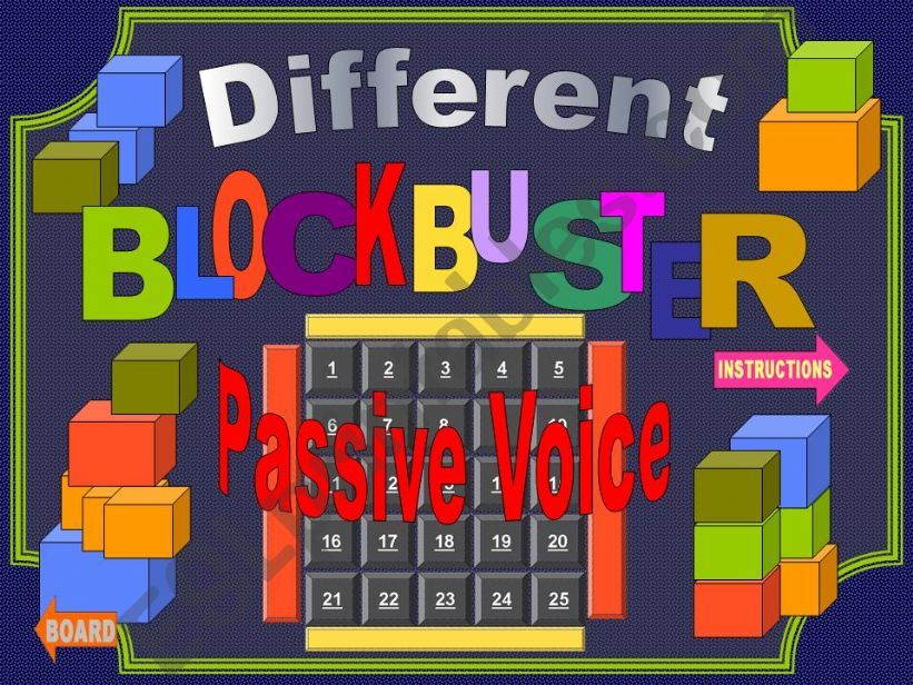 Passive-Blockbuster powerpoint