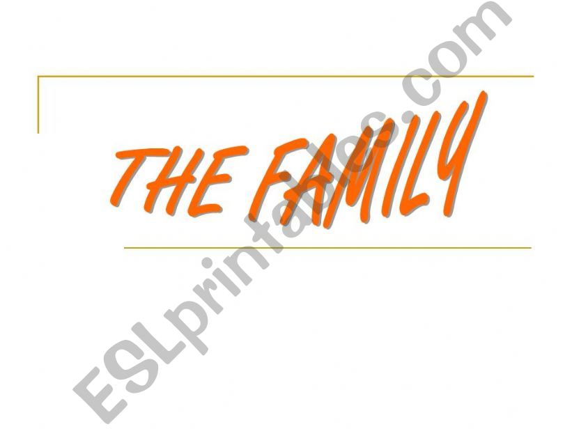 The Family - The Simpsons powerpoint