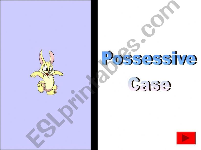 POSSESSIVE CASE powerpoint