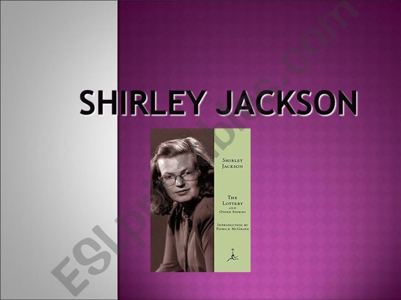 Shirley Jackson powerpoint