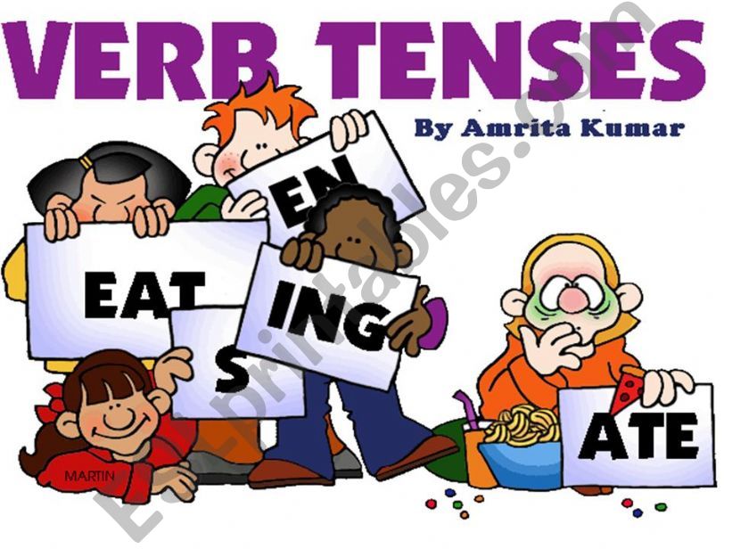 Verb Tenses - Simple Past powerpoint