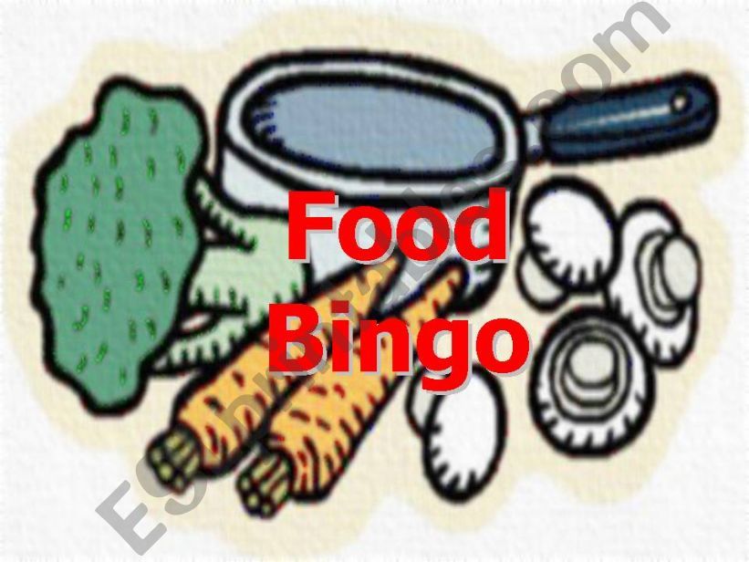 Food bingo powerpoint