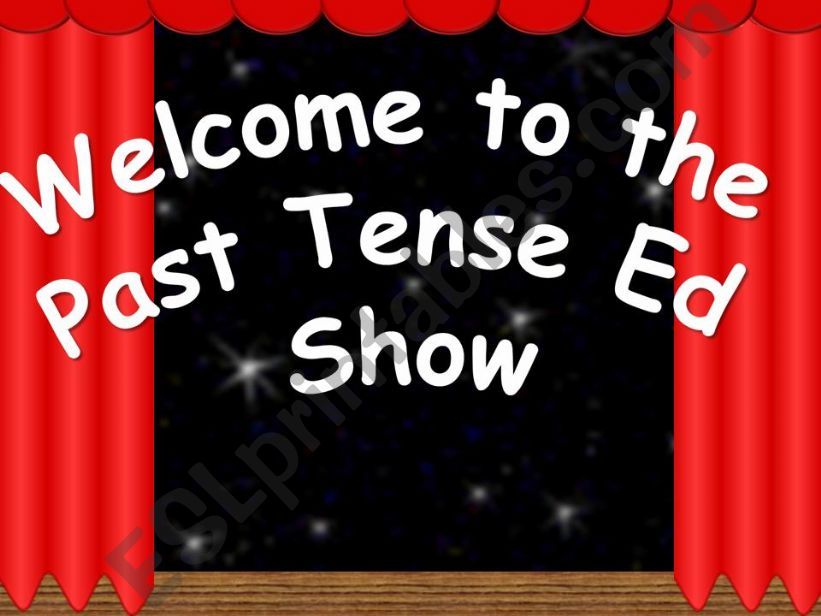 Past Tense Verb Formation - Animated, with sounds