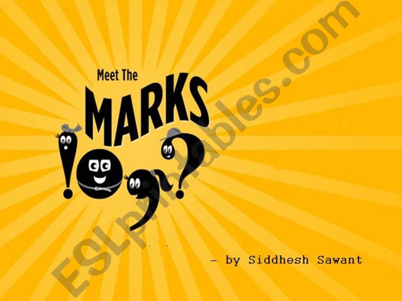 Punctuation Marks  powerpoint