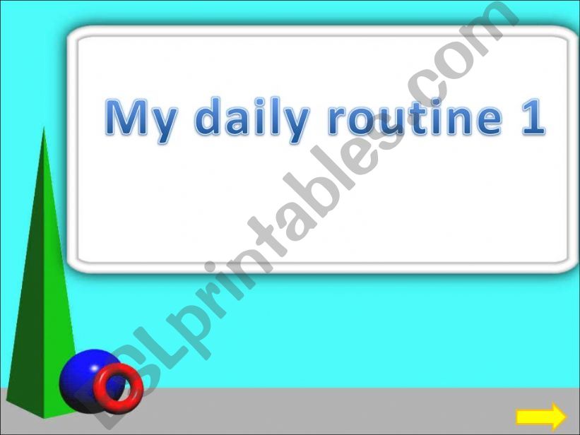 My daily routine 1 powerpoint