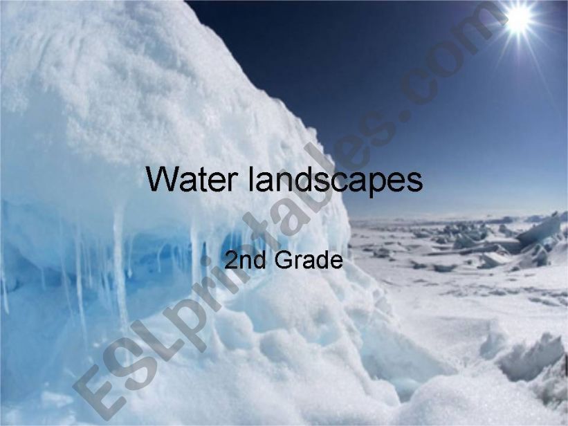 Water landscapes powerpoint
