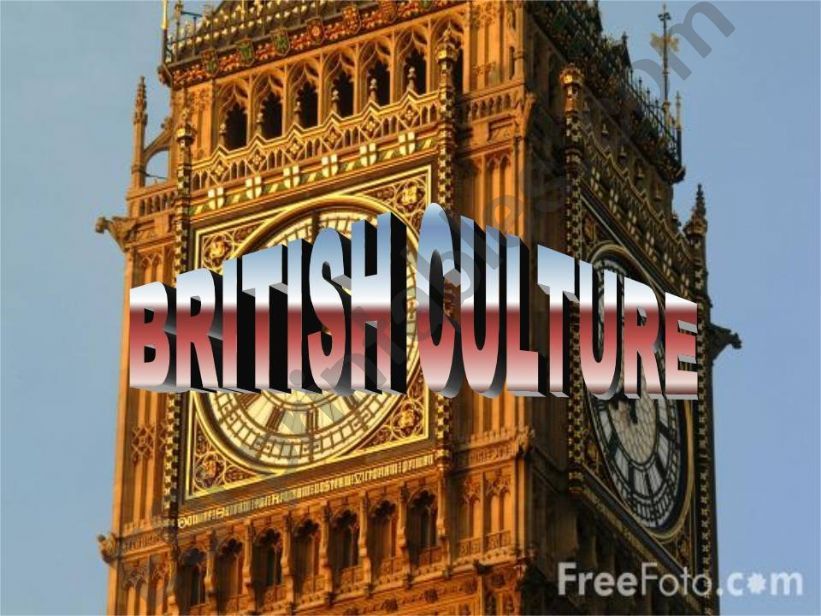 British Culture: countries, flags and symbols