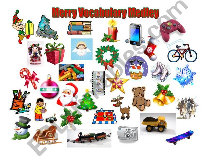 Merry Vocabulary Medley powerpoint