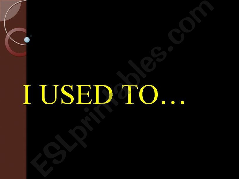 used to powerpoint