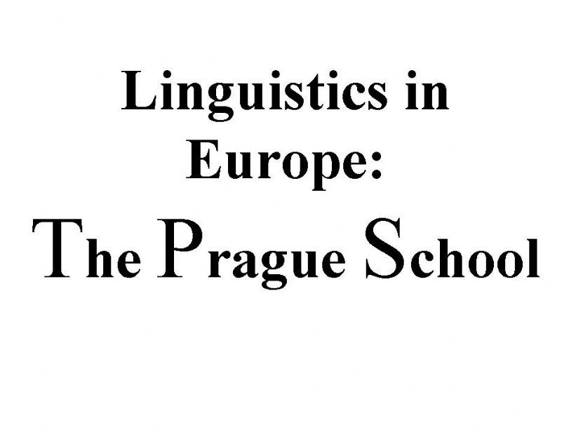 European linguistic powerpoint