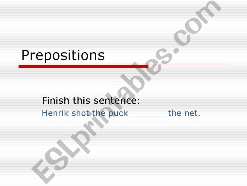 Prepositions powerpoint