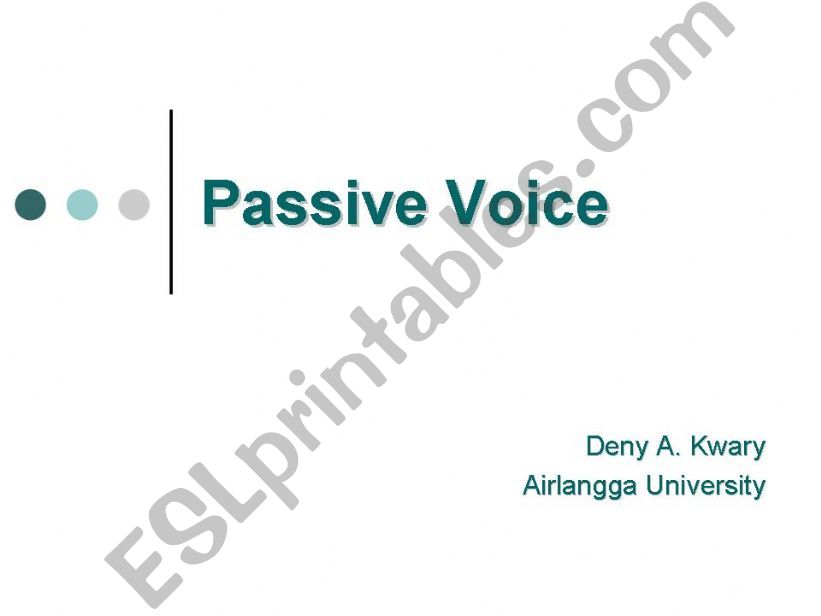 passive powerpoint