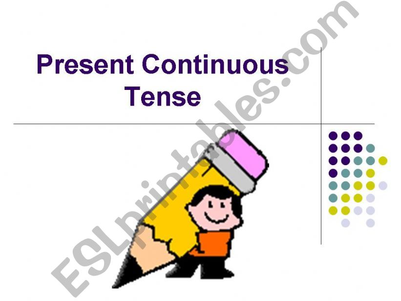 present tense powerpoint