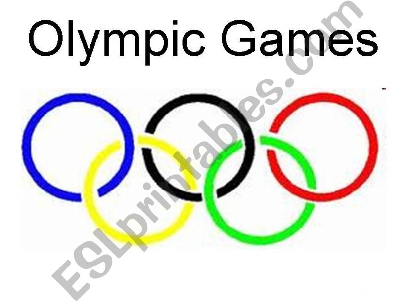 Olympic Games powerpoint