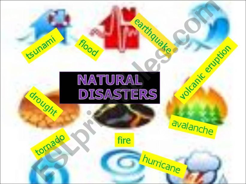 NATURAL DISASTER powerpoint