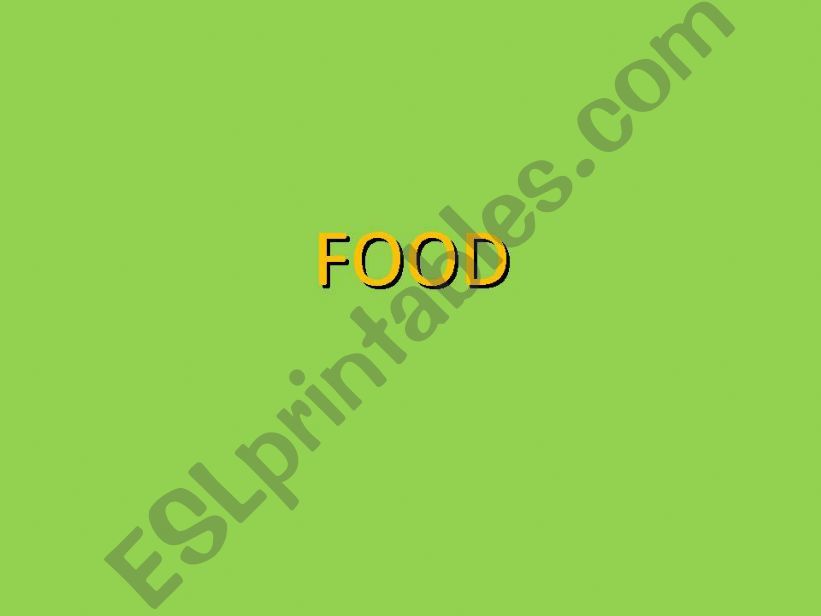 Food powerpoint