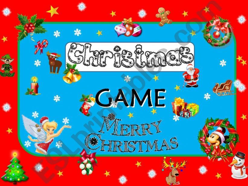 CHRISTMAS GAME- WITH THE SOUND OH OH OH- 1/2