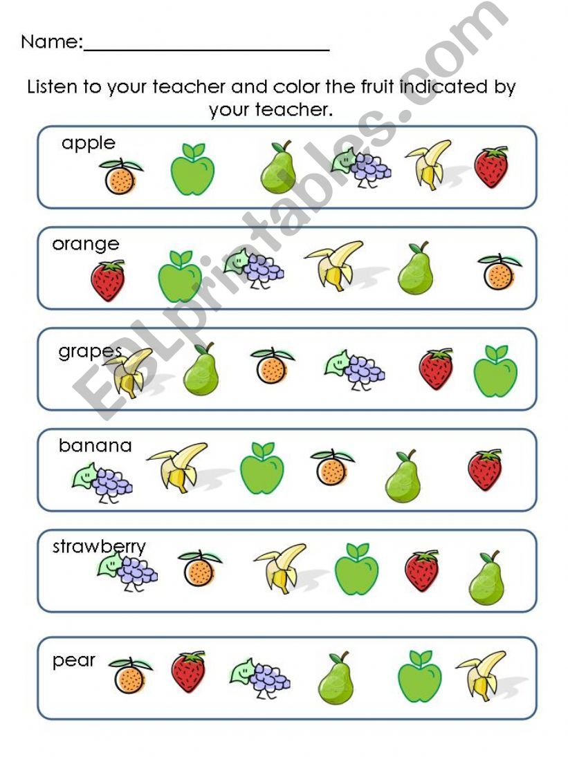 Fruits powerpoint