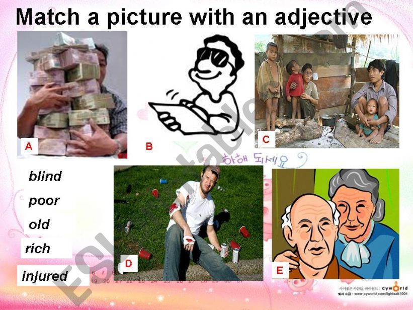 The  + Adjective powerpoint