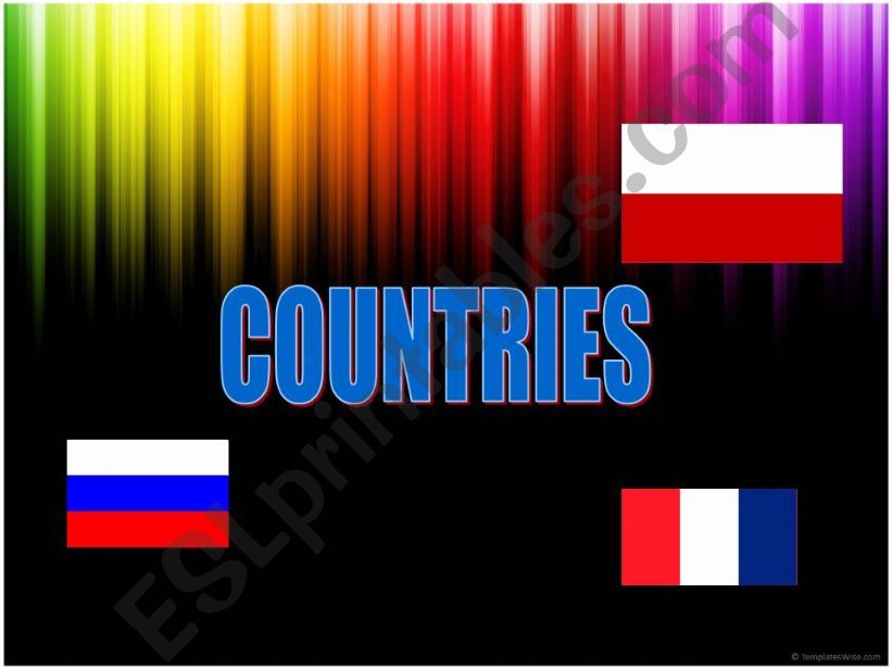 COUNTRIES AND LANGUAGES powerpoint