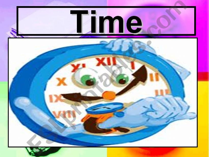 Time  every day activity powerpoint