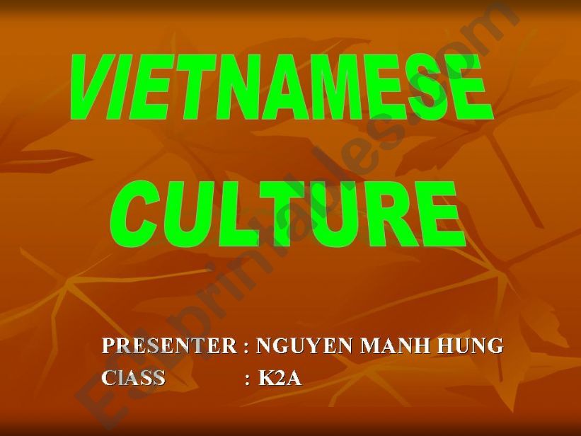 vietnamese culture powerpoint